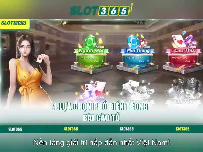 Slot365: Trải nghiệm casino trực tuyến nổi bật